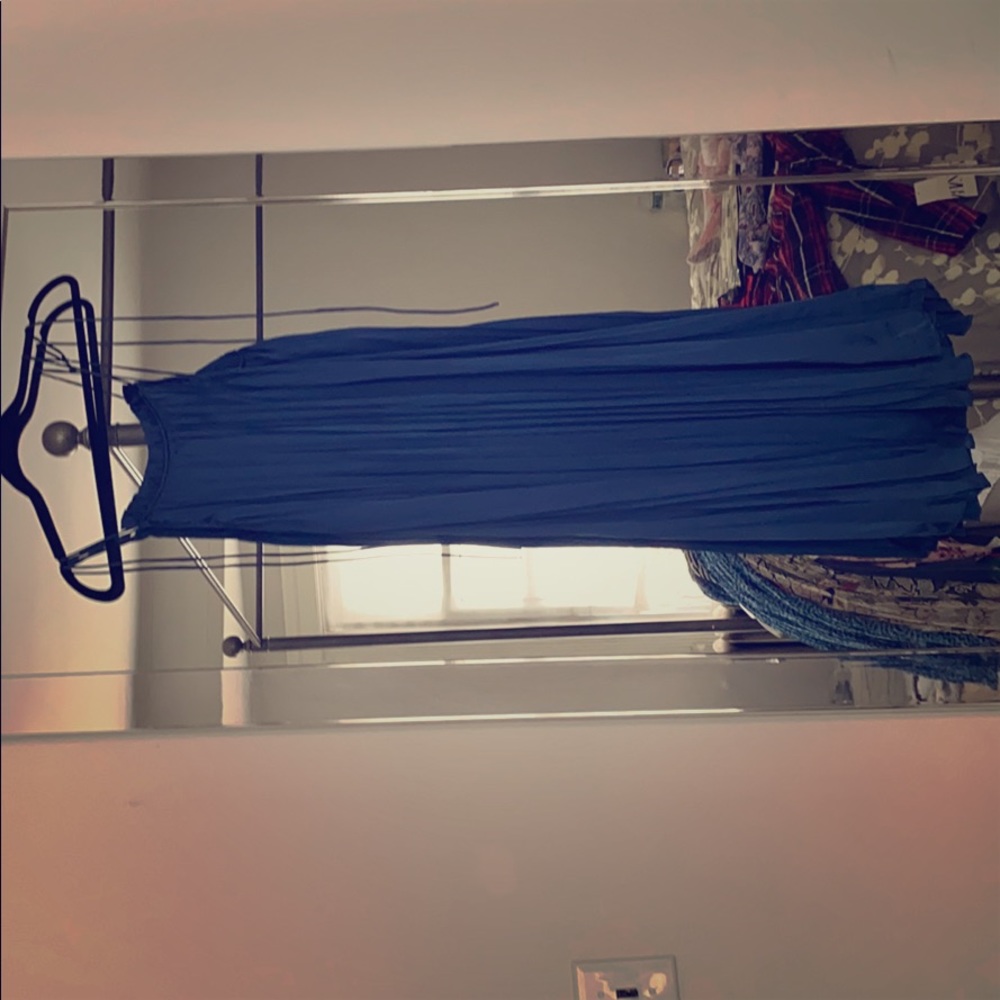 Zara pleated slip dress